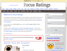 Tablet Screenshot of focusratings.com